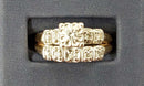 Ring - Wedding Set - Yellow Gold 10k (.417) 6 grams Size 11.5