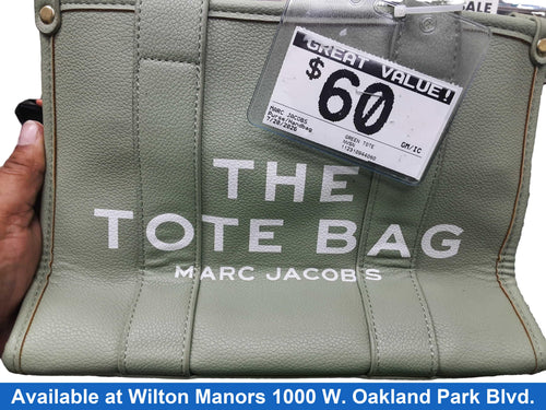 Marc Jacobs Green Tote Green Purse / Handbag