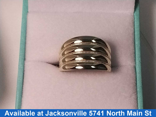 Women's Ring - Yellow Gold 14k (.585) 3.4 grams Size 7
