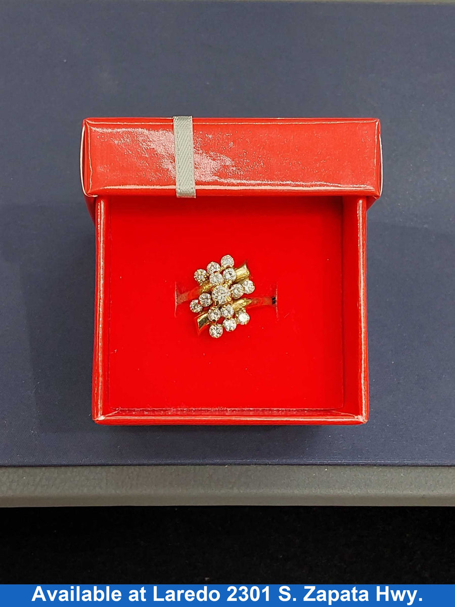 Women's Ring - Yellow Gold 14k (.585) 4.5 grams Size 8.5