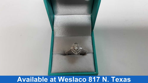 Women's Ring - White Gold 14k (.585) 4.3 grams Size 7
