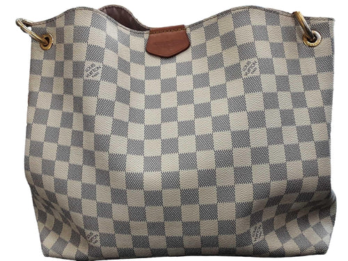 Louis Vuitton Damier Azur Graceful Beige / Tan Purse / Handbag