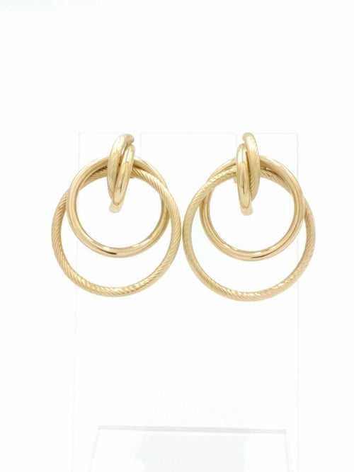 Hoop Earrings - Yellow Gold 14k (.585) 4.4 grams