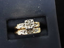 Ring - Wedding Set - Yellow Gold 10k (.417) 2.9 grams Size 6.5