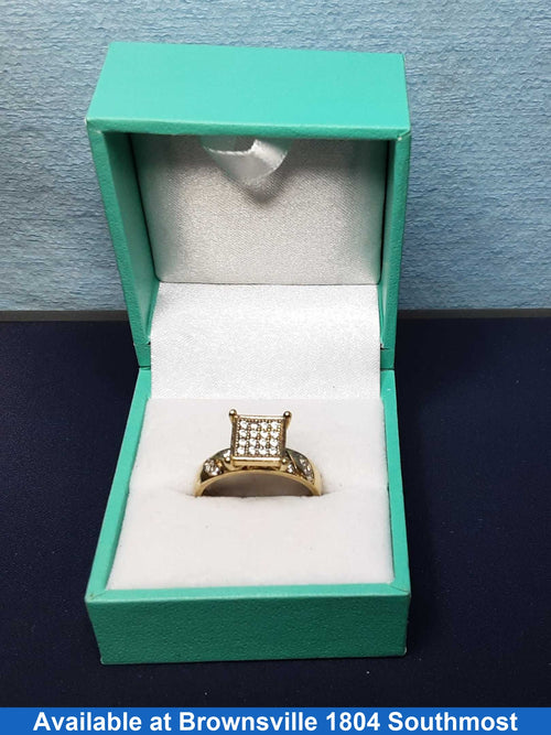 Women's Ring - Yellow Gold 10k (.417) 3.5 grams Size 8