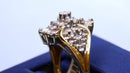 Women's Ring - Yellow Gold 14k (.585) 6.4 grams Size 6