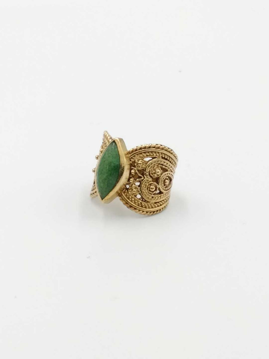 Women's Ring - Yellow Gold 14k (.585) 9.9 grams Size 8
