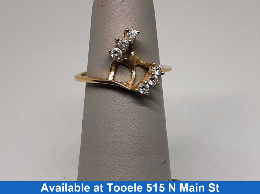 Women's Ring - Yellow Gold 14k (.585) 2.5 grams Size 7.5