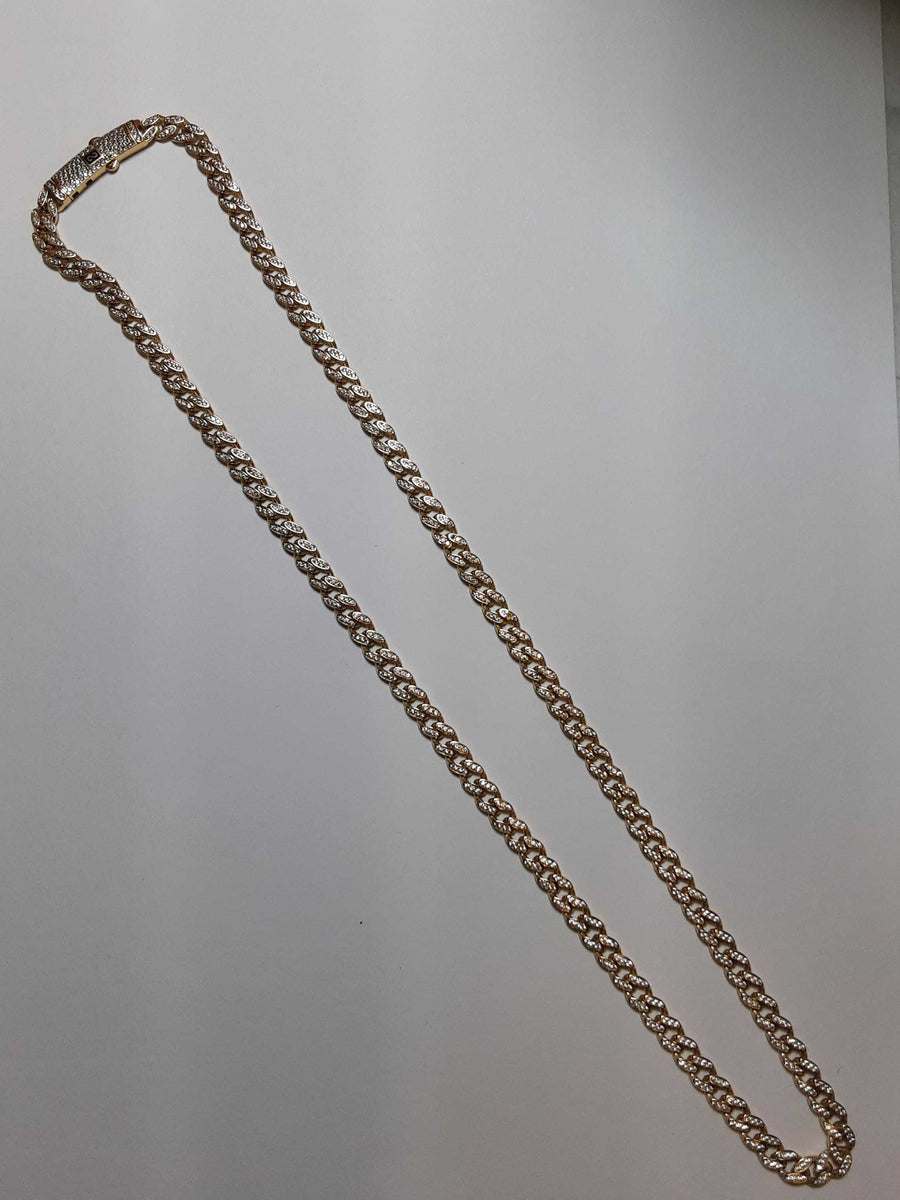 Cuban Link Chain - Yellow Gold 14k (.585) 24.3 grams 22 inch