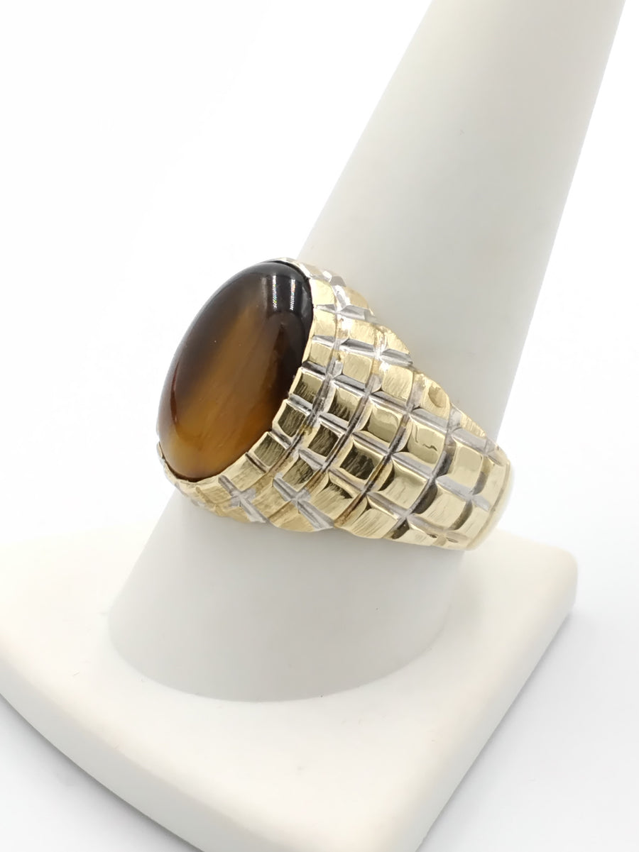 Men's Ring - Yellow Gold 14k (.585) 7.6 grams Size 11