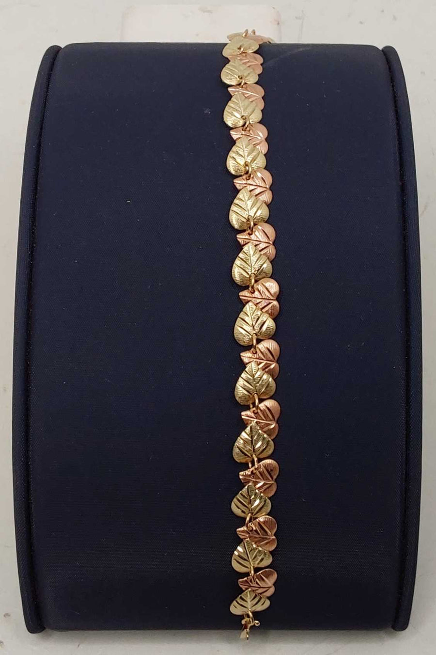 Link Bracelet - Black Hills Gold 14k (.585) 6.8 grams 8 inch