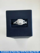 Women's Ring - White Gold 10k (.417) 3 grams Size 7