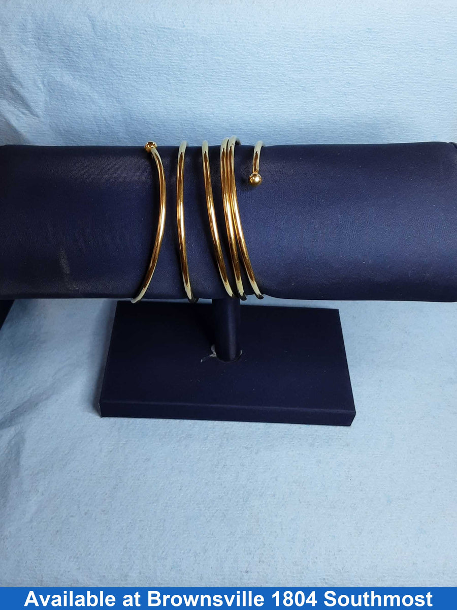 Bangle Bracelet - Yellow Gold 18k (.750) 23.9 grams 7 inch