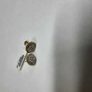 Double Stud Earring - Yellow Gold 10k (.417) 3.1 grams