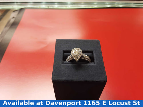 Women's Ring - White Gold 14k (.585) 6 grams Size 20