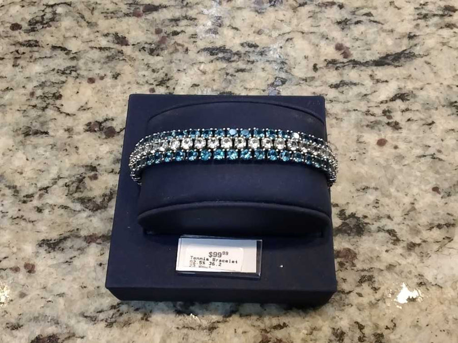 Tennis Bracelet - Silver 36.2 grams 6 inch
