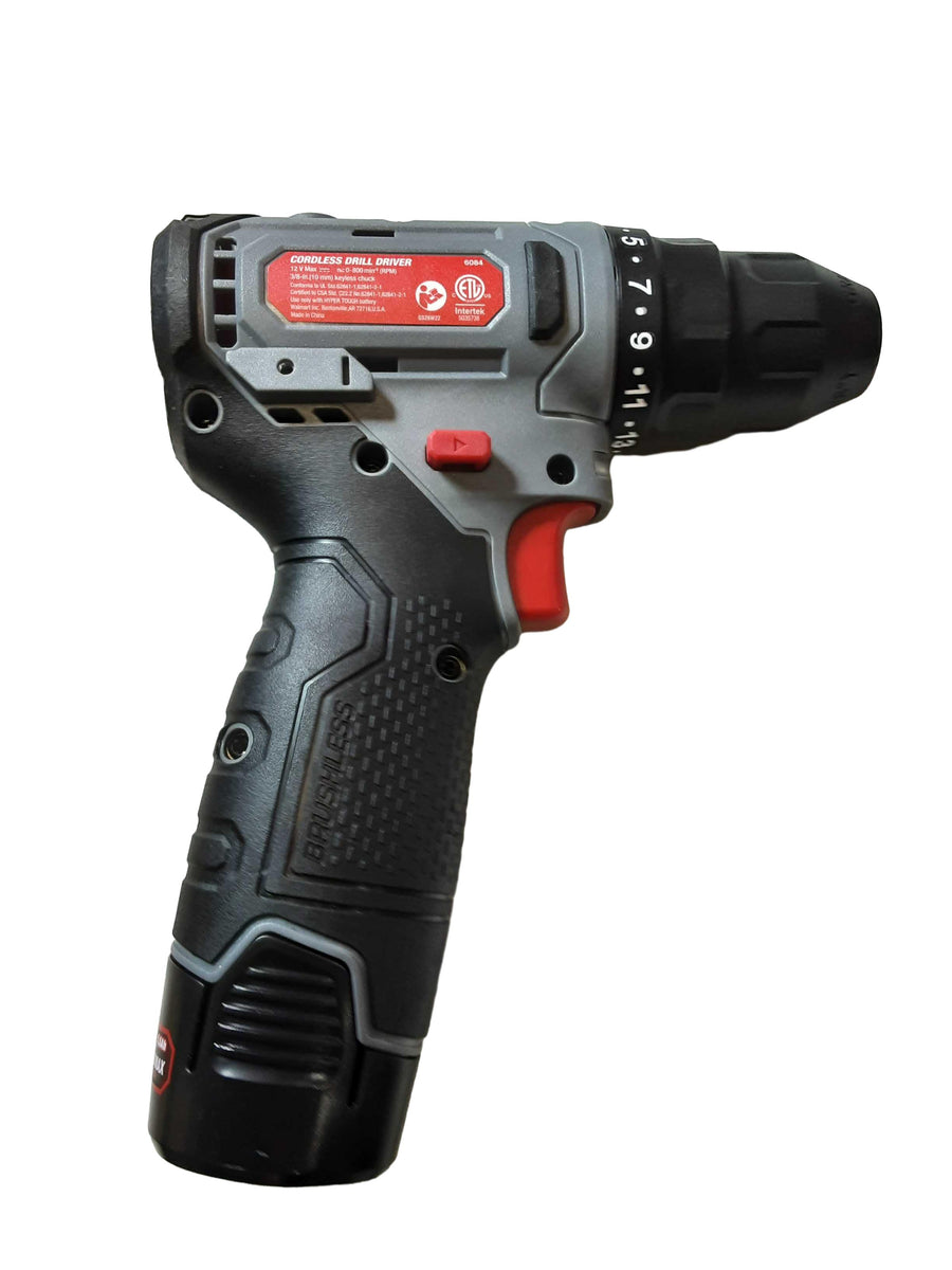 Hyper Tough 6084 Gray Cordless Standard Drill