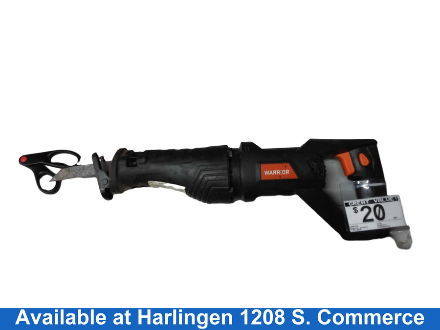 Warrior 57806 Black Corded Reciprocating Saw