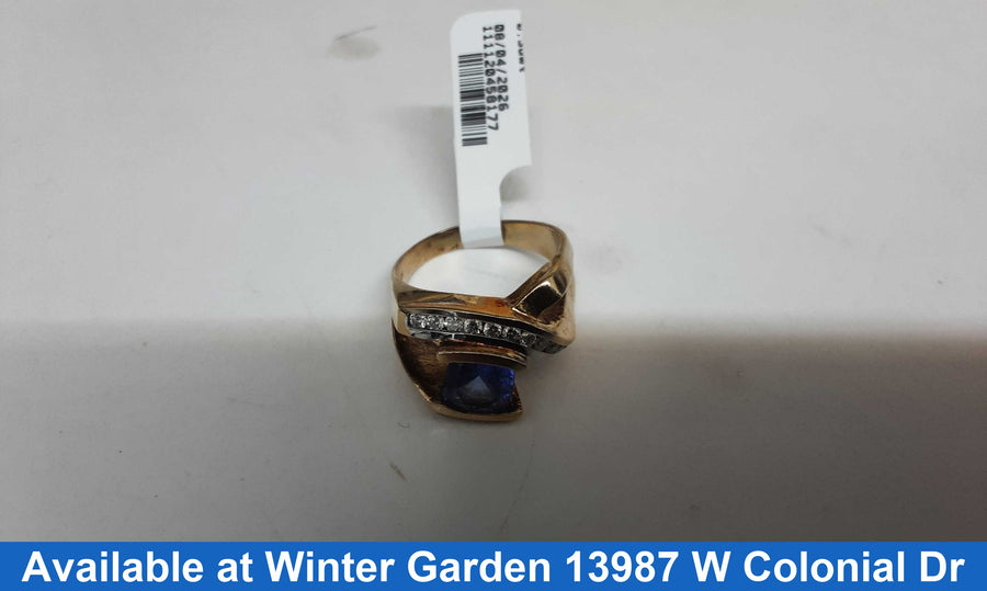 Women's Ring - Yellow Gold 14k (.585) 9.7 grams Size 8.5