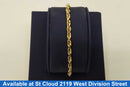 Rope Bracelet - Yellow Gold 10k (.417) 10.14 grams 8 inch