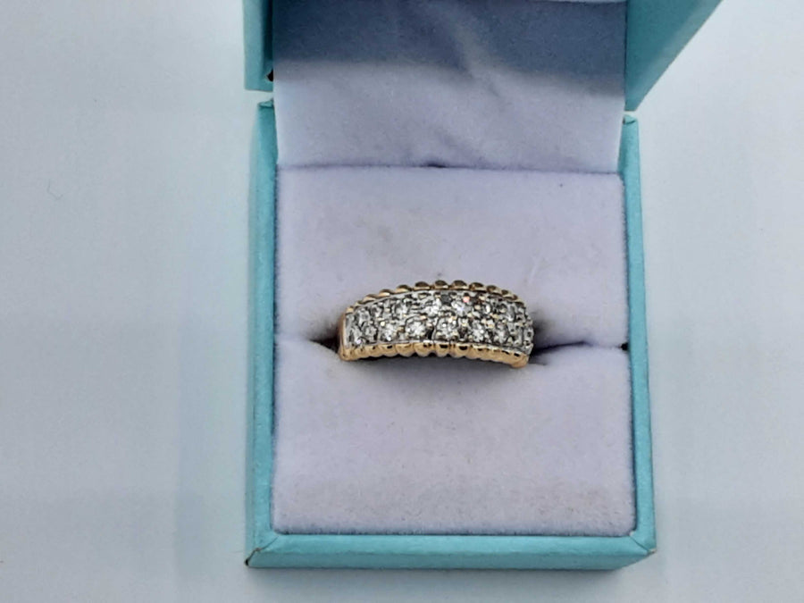 Women's Ring - Yellow Gold 14k (.585) 5.7 grams Size 7