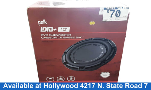 Polk Audio Db 10 Black Car Sub-Woofer