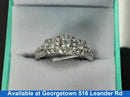 Ring - Engagement Set - White Gold 14k (.585) 4.4 grams Size 9.5