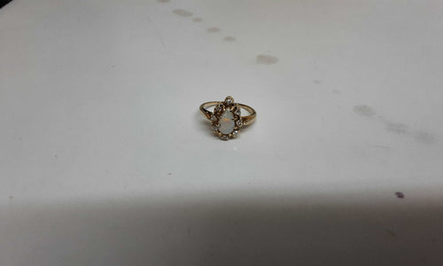 Women's Ring - Yellow Gold 14k (.585) 2.3 grams Size 4.5