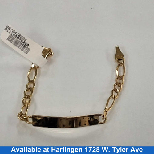 ID Bracelet - Yellow Gold 10k (.417) 3.9 grams 5 inch