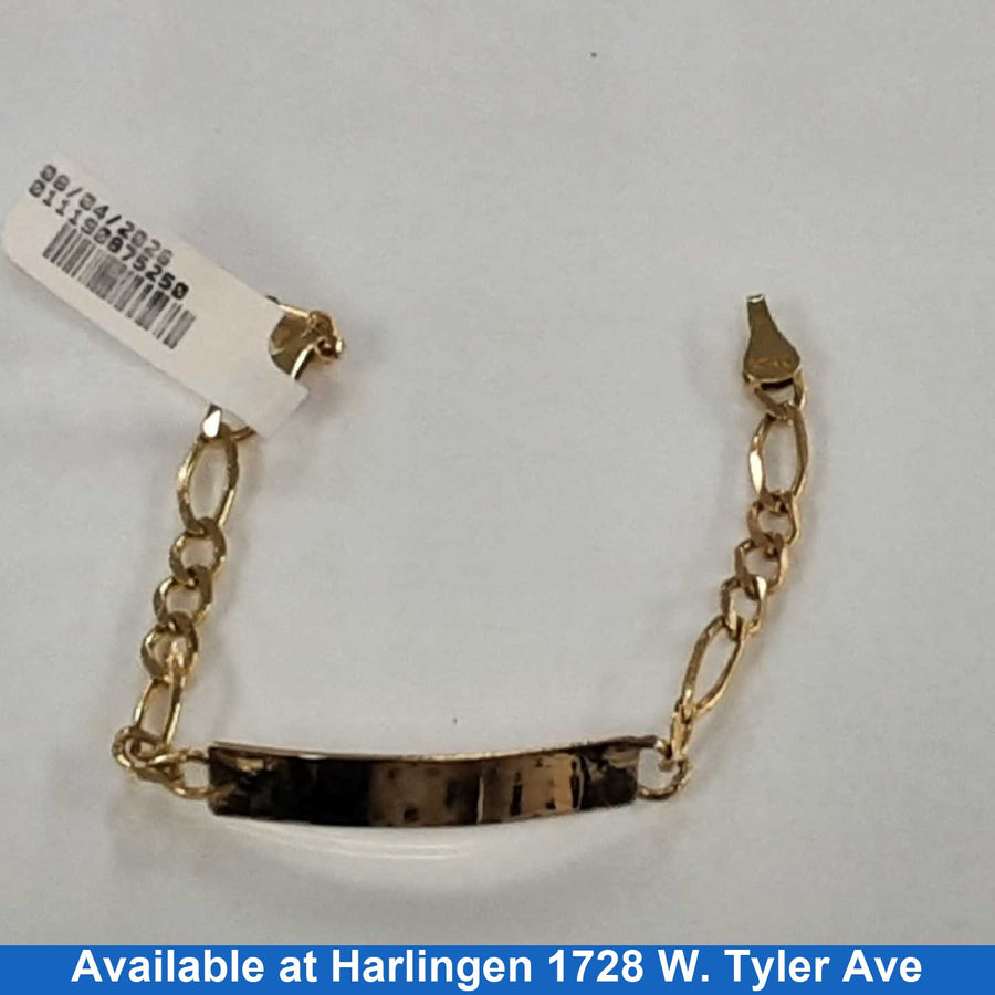 ID Bracelet - Yellow Gold 10k (.417) 3.9 grams 5 inch