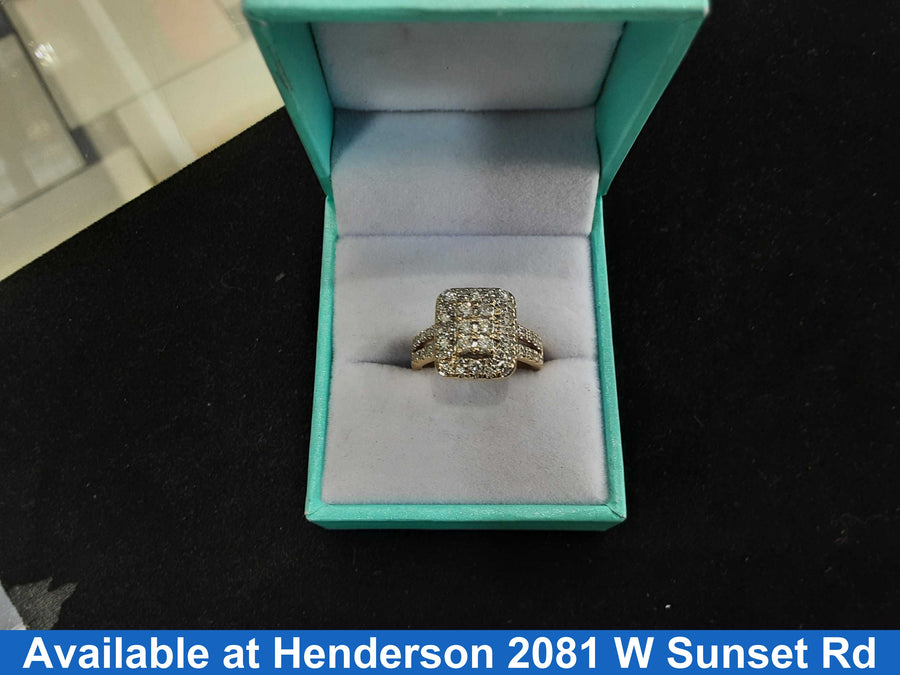 Women's Ring - Yellow Gold 10k (.417) 4 grams Size 7