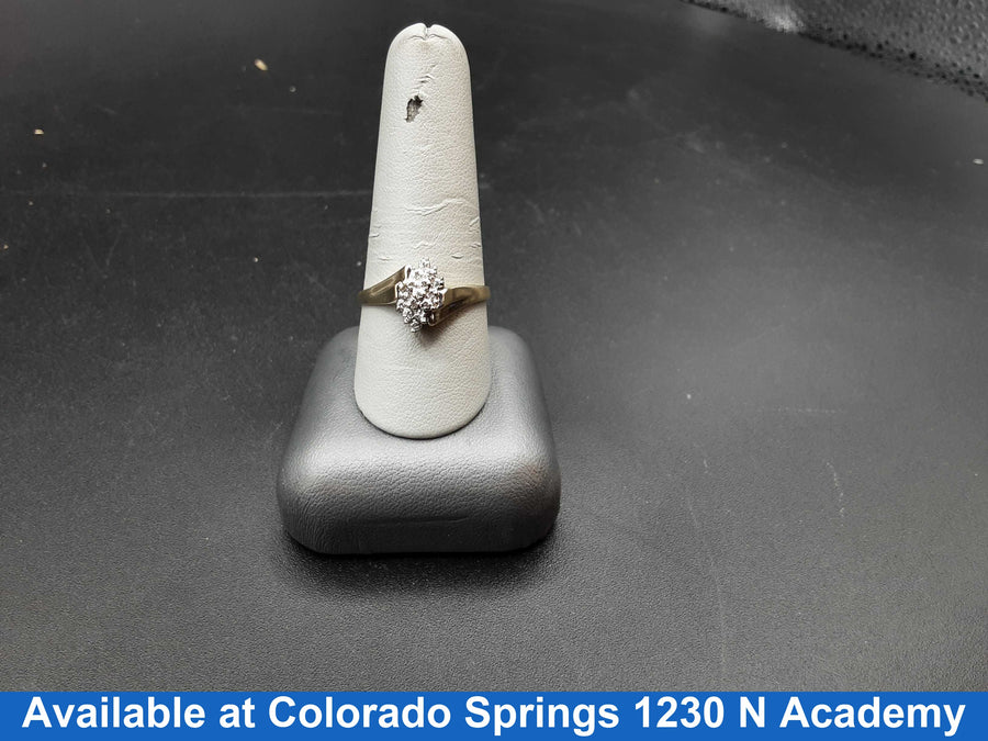 Women's Ring - Yellow Gold 10k (.417) 2.7 grams Size 10