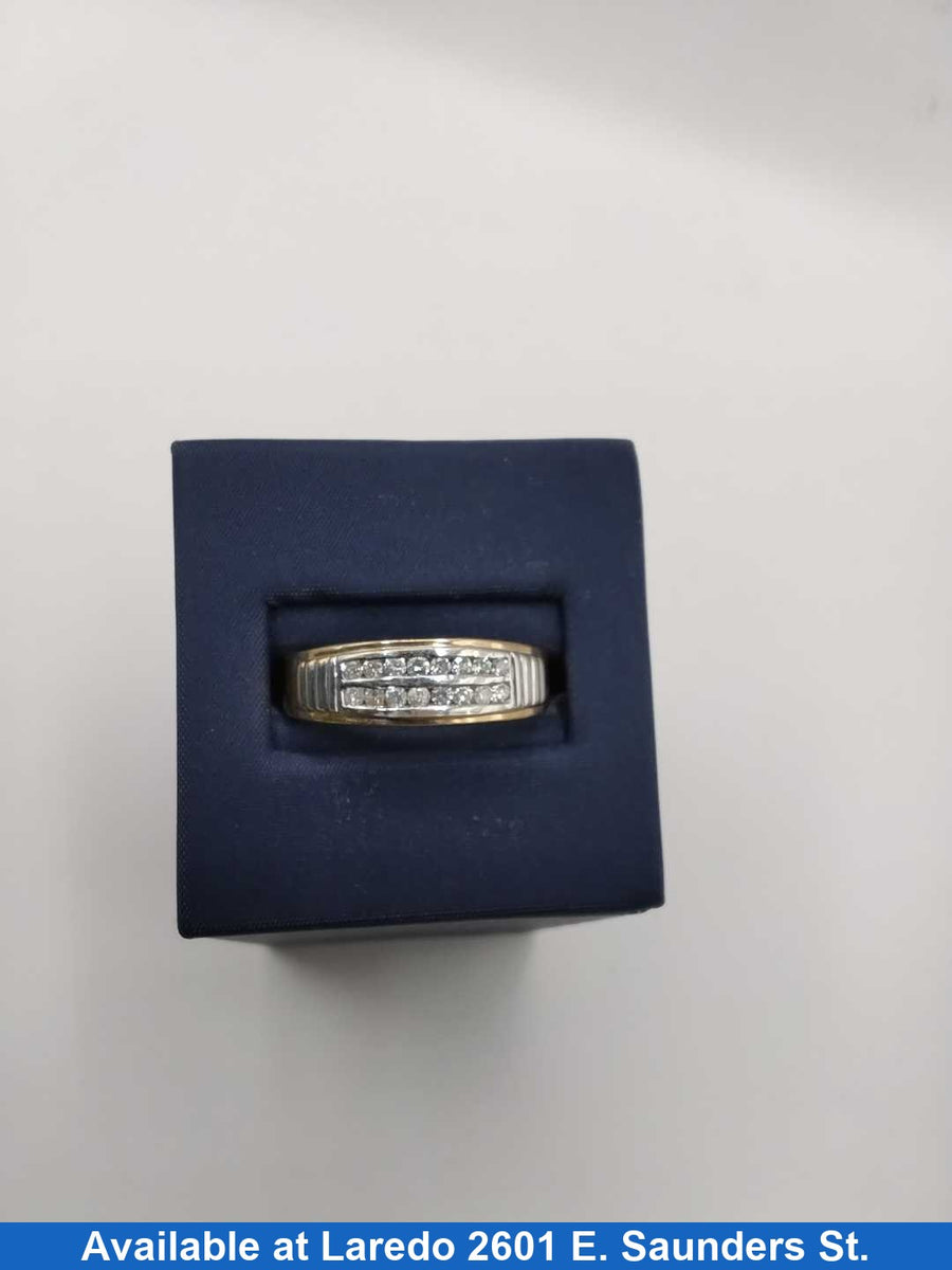 Ring - Wedding Band - Yellow Gold 14k (.585) 3.9 grams Size 20
