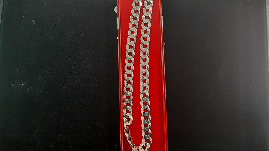 Cuban Link Chain - Silver 77.5 grams 28 inch