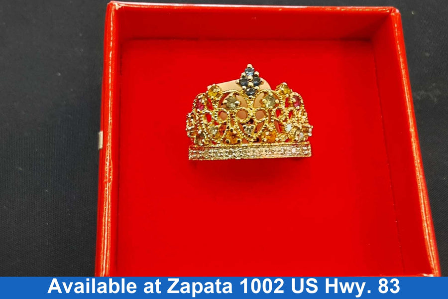 Women's Ring - Yellow Gold 14k (.585) 3.2 grams Size 8.5