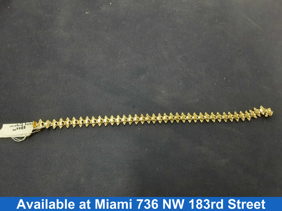 Bracelet - Yellow Gold 14k (.585) 8.4 grams 7 inch