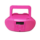 Onn Aastra100135463 Pink Boombox Radio