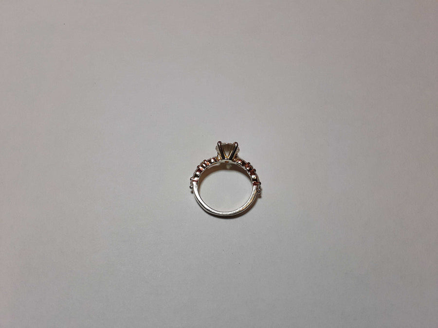 Ring - Engagement Set - Silver 2 grams Size 5.5