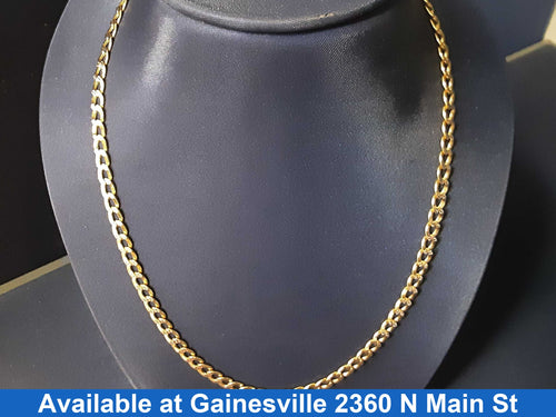 Cuban Link Chain - Yellow Gold 14k (.585) 8.1 grams 22 inch