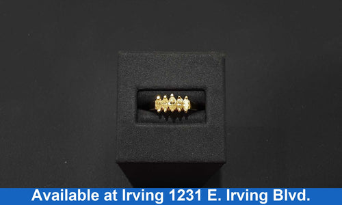 Women's Ring - Yellow Gold 14k (.585) 3.3 grams Size 8.5