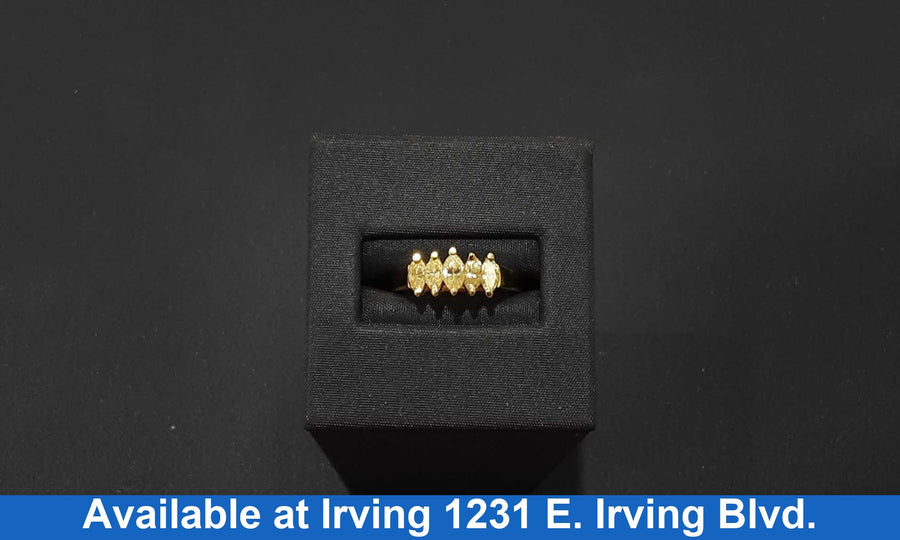 Women's Ring - Yellow Gold 14k (.585) 3.3 grams Size 8.5