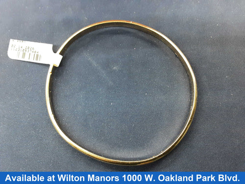 Bangle Bracelet - Yellow Gold 14k (.585) 12.5 grams 6 inch