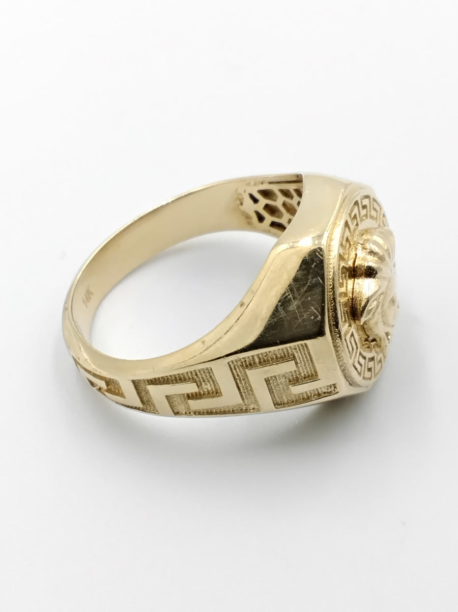 Men's Ring - Yellow Gold 14k (.585) 7.4 grams Size 10.5