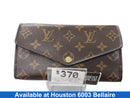 Louis Vuitton Sarah Wallet Brown Wallet