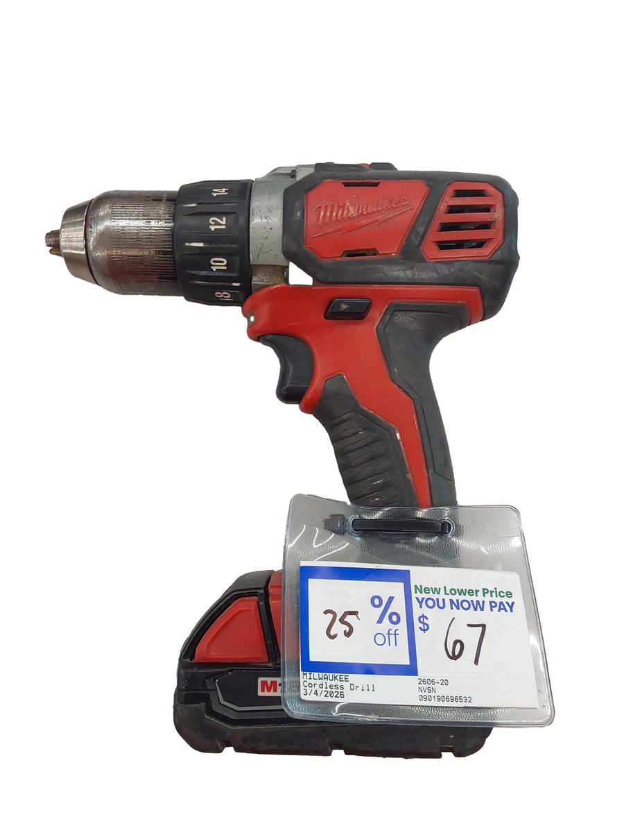 Milwaukee 2606-20 Red Cordless Standard Drill