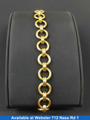 Cable Bracelet - Yellow Gold 14k (.585) 33.7 grams 7 inch