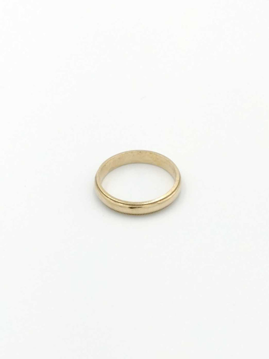 Ring - Wedding Band - Yellow Gold 10k (.417) 1.7 grams Size 4.5
