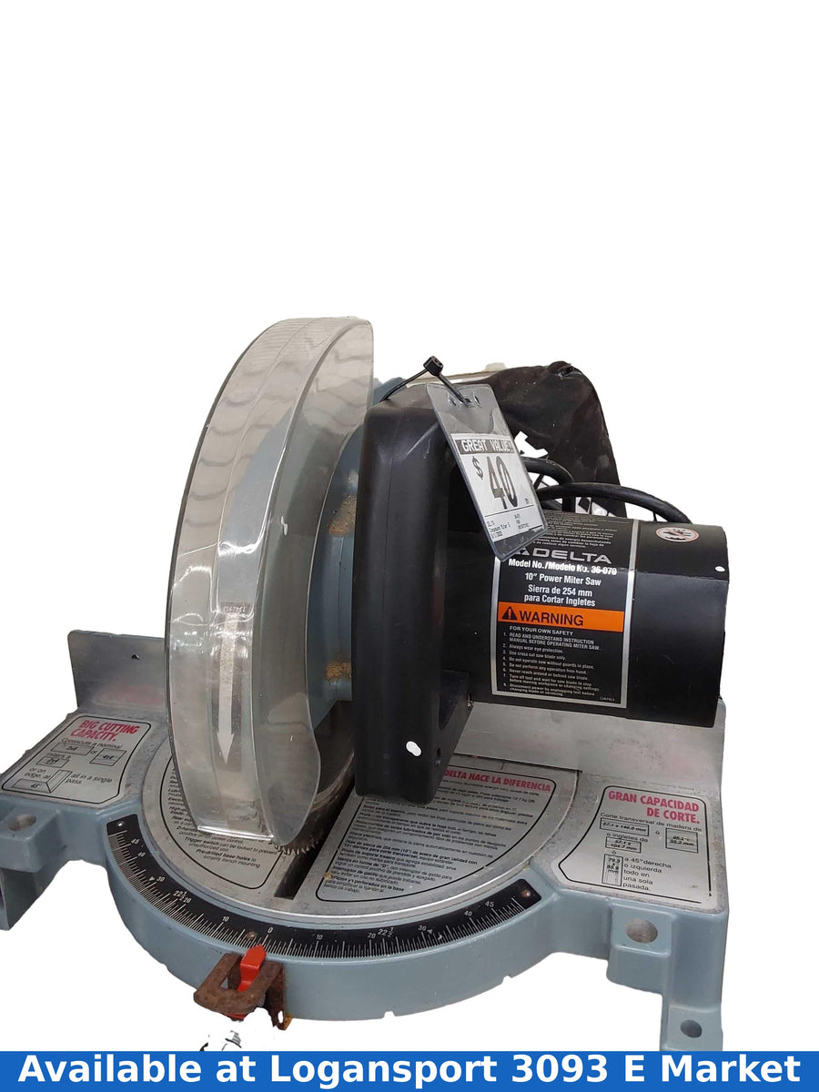 Delta 36-070 Blue Corded Miter Saw