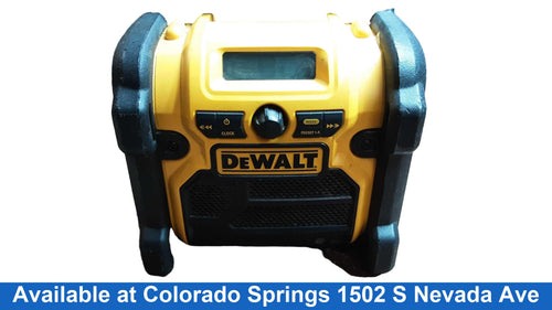 Dewalt Dcr018 Yellow Boombox Radio