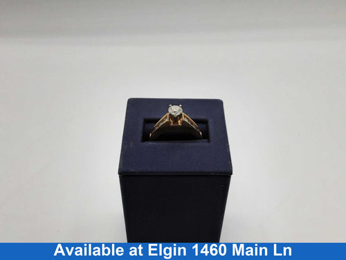 Ring - Engagement Set - Yellow Gold 14k (.585) 4.6 grams Size 10
